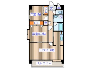 小鶴八番館の物件間取画像